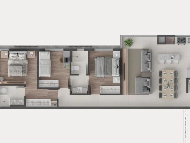Apartamento para Venda em Joinville/SC Anita Garibaldi 3 Quartos