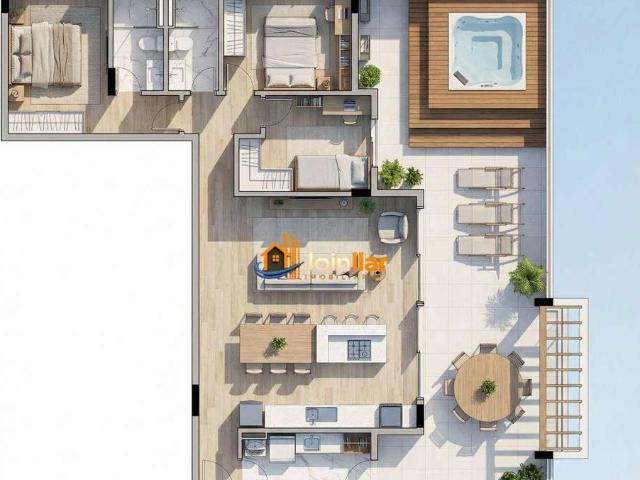 Apartamento para Venda em Joinville/SC Anita Garibaldi 3 Quartos