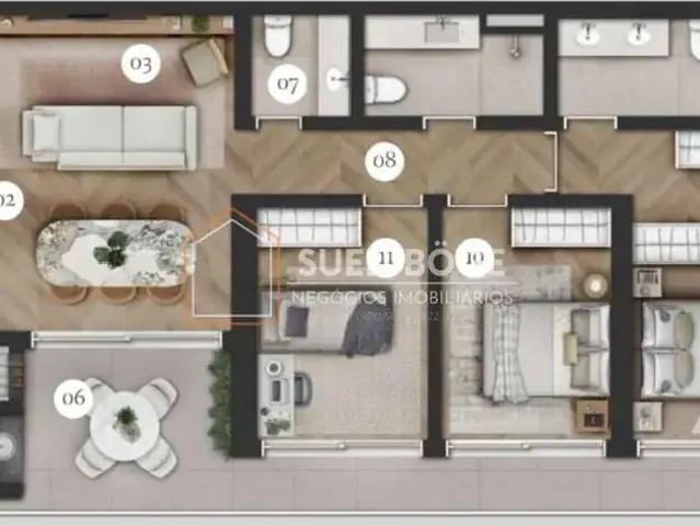 Apartamento para Venda em Joinville/SC Anita Garibaldi 3 Quartos