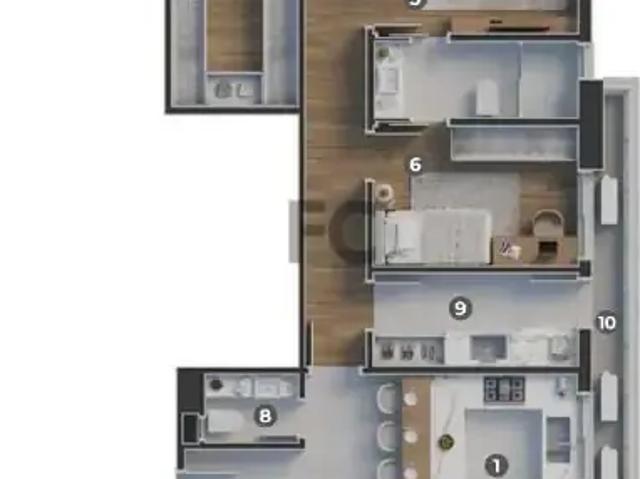 Apartamento para Venda em Joinville/SC Centro 4 Quartos