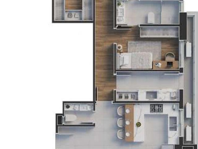 Apartamento para Venda em Joinville/SC Centro 3 Quartos