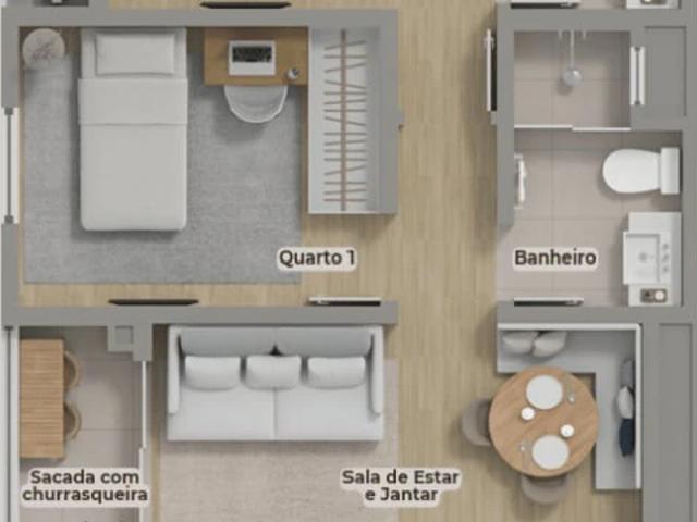 Apartamento para Venda em Joinville/SC Costa e Silva 2 Quartos
