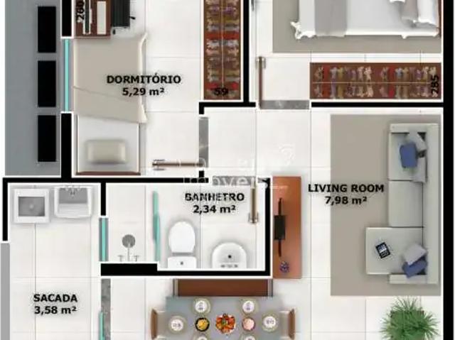 Apartamento para Venda em Joinville/SC Floresta 2 Quartos