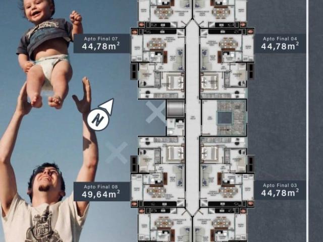 Apartamento para Venda em Joinville/SC Guanabara 2 Quartos