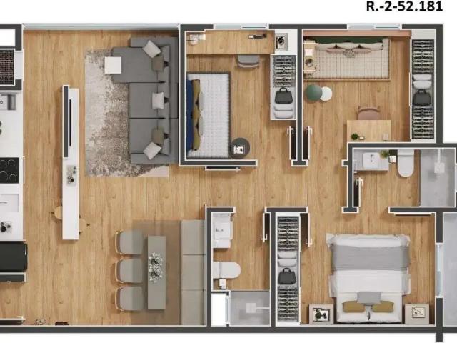 Apartamento para Venda em Joinville/SC Glória 2 Quartos