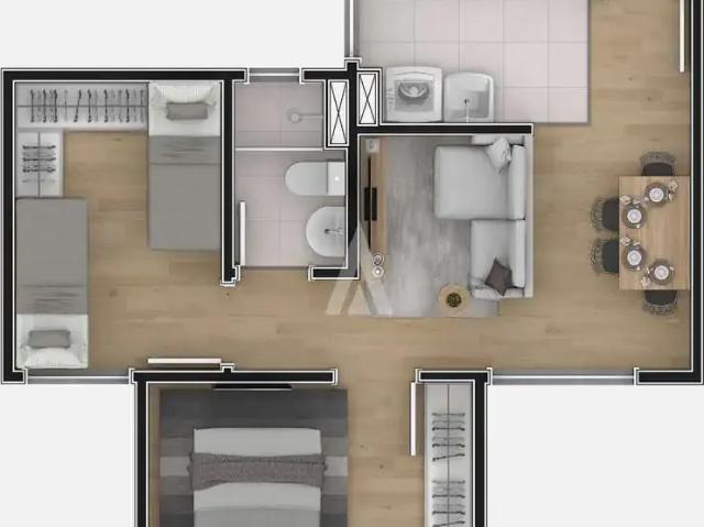 Apartamento para Venda em Joinville/SC Petrópolis 2 Quartos