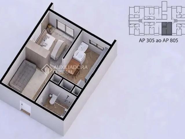 Apartamento para Venda em Lajeado/RS Campestre 2 Quartos