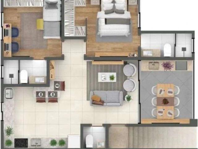 Apartamento para Venda em Lauro de Freitas/BA Buraquinho 2 Quartos