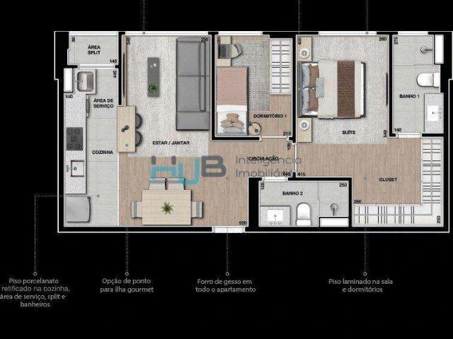 Apartamento para Venda em Londrina/PR Terra Bonita 2 Quartos