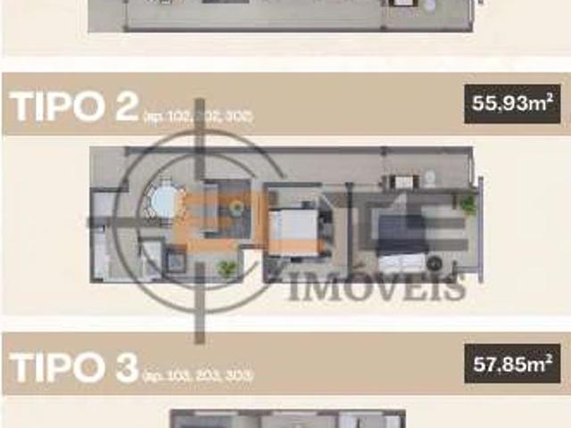 Apartamento para Venda em Palhoça/SC Barra do Aririú 2 Quartos