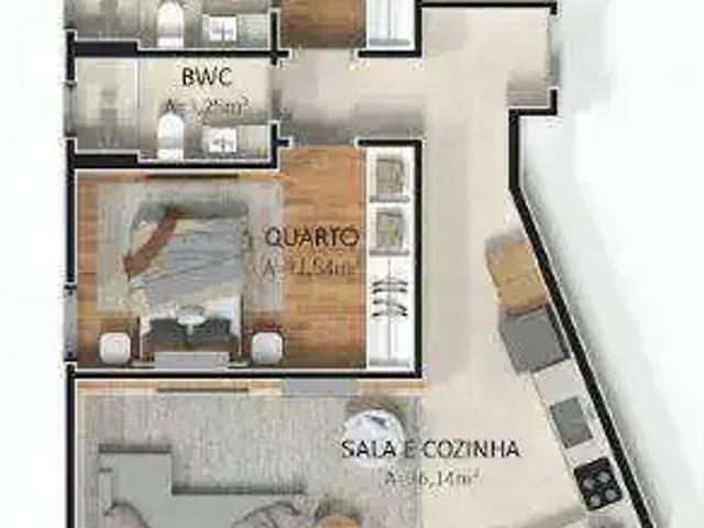 Apartamento para Venda em Palhoça/SC Pagani 2 Quartos