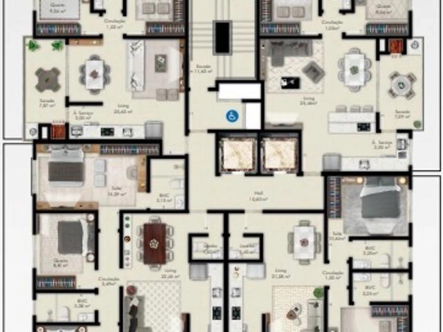 Apartamento para Venda em Palhoça/SC Pagani 2 Quartos