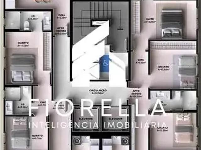 Apartamento para Venda em Palhoça/SC Pedra Branca 2 Quartos