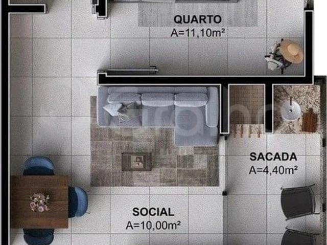 Apartamento para Venda em Palhoça/SC Pedra Branca 2 Quartos