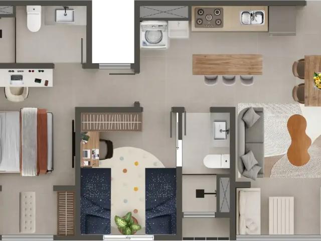 Apartamento para Venda em Parnamirim/RN Cotovelo Distrito Litoral 2 Quartos