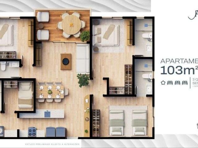 Apartamento para Venda em Parnamirim/RN Pirangi do Norte Distrito Litoral 2 Quartos