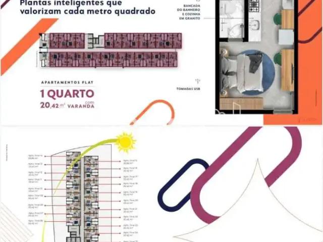 Apartamento para Venda em Pará de Minas/MG Nossa Senhora de Lourdes 1 Quartos