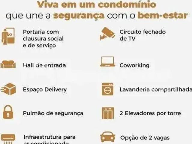 Apartamento para Venda em Paulínia/SP Morumbi 2 Quartos