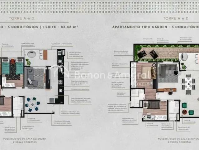 Apartamento para Venda em Paulínia/SP Morumbi 3 Quartos