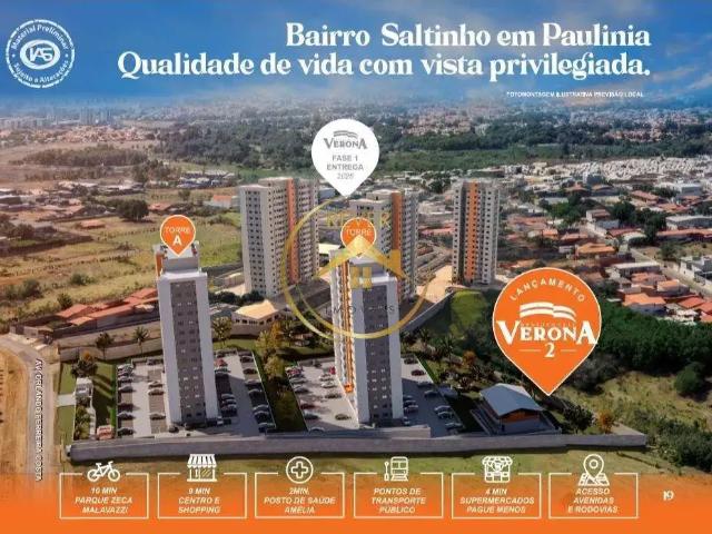 Apartamento para Venda em Paulínia/SP Saltinho 2 Quartos