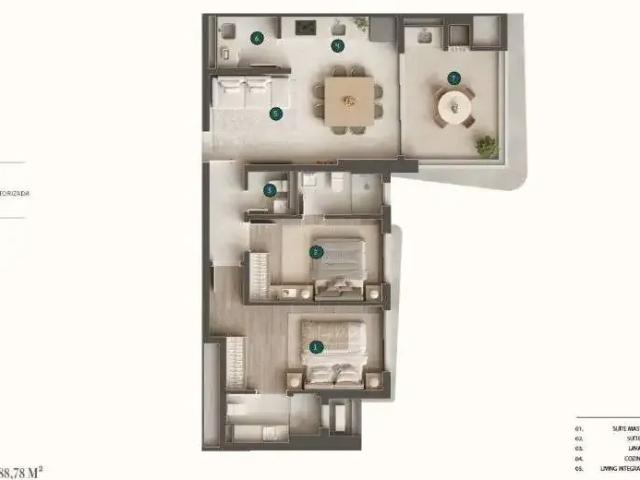 Apartamento para Venda em Penha/SC Centro 2 Quartos