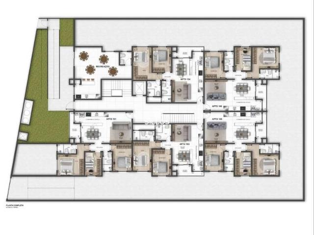 Apartamento para Venda em Pinhais/PR Centro 3 Quartos