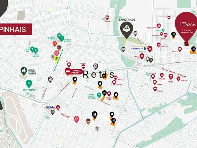 Apartamento para Venda em Pinhais/PR Jardim Amélia 2 Quartos
