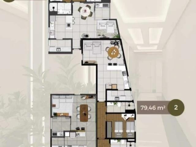 Apartamento para Venda em Poços de Caldas/MG Jardim Quisisana 3 Quartos