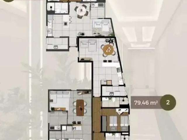Apartamento para Venda em Poços de Caldas/MG Jardim Quisisana 3 Quartos