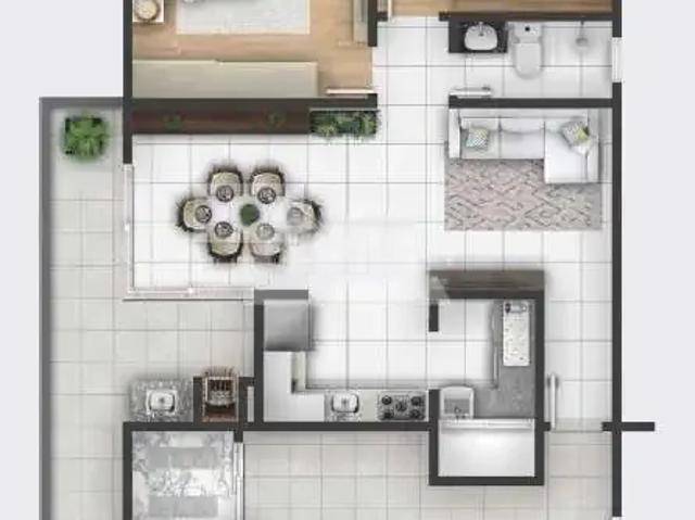 Apartamento para Venda em Ponta Grossa/PR Oficinas 2 Quartos