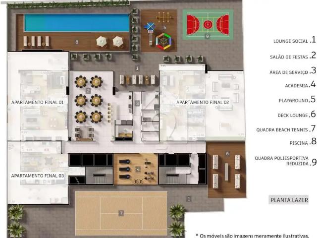 Apartamento para Venda em Ponta Grossa/PR Centro 2 Quartos