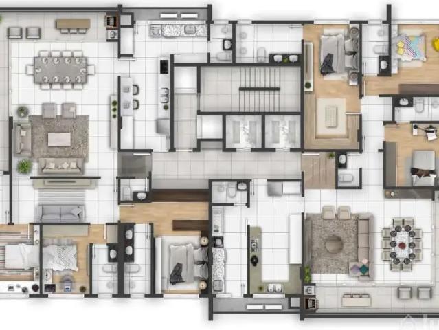 Apartamento para Venda em Ponta Grossa/PR Estrela 3 Quartos