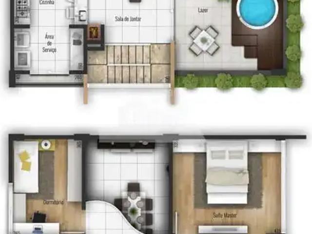 Apartamento para Venda em Ponta Grossa/PR Uvaranas 3 Quartos