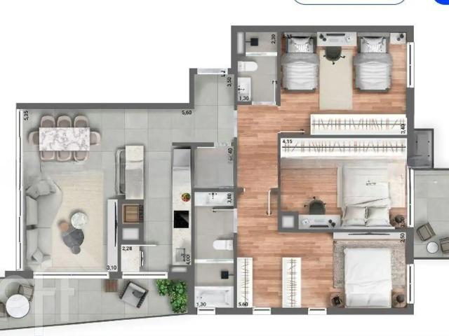 Apartamento para Venda em Porto Alegre/RS Auxiliadora 3 Quartos