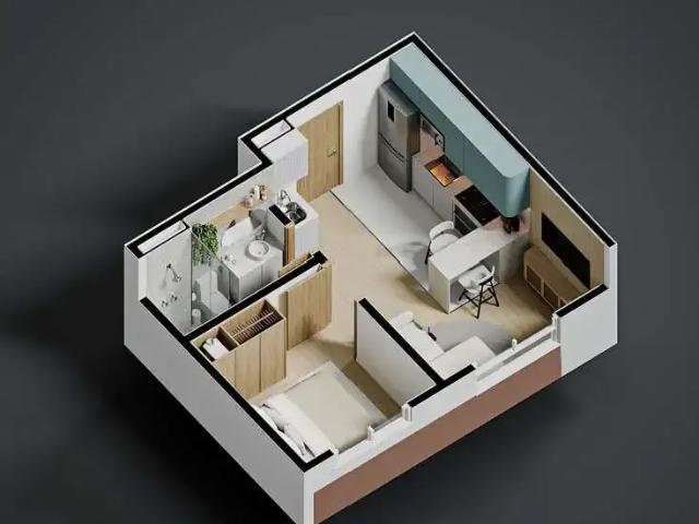 Apartamento para Venda em Porto Alegre/RS Cristal 1 Quartos