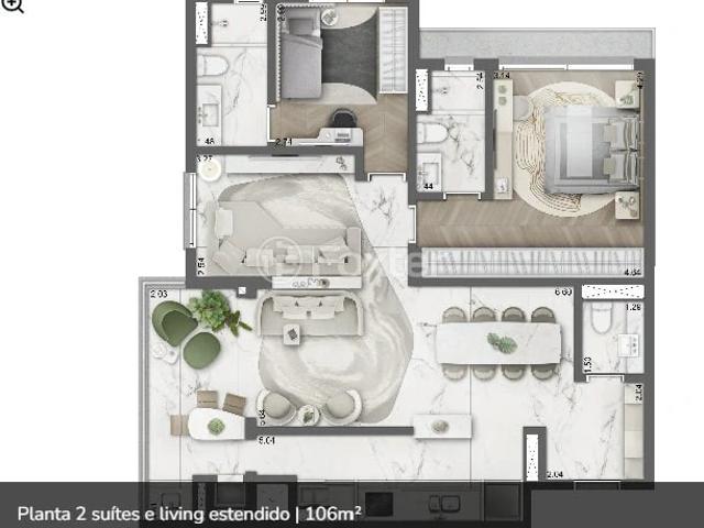 Apartamento para Venda em Porto Alegre/RS Higienópolis 3 Quartos