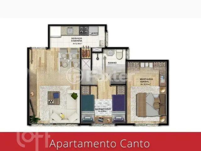 Apartamento para Venda em Porto Alegre/RS Parque Santa Fé 2 Quartos