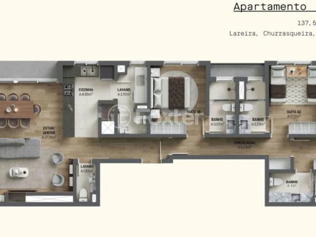 Apartamento para Venda em Porto Alegre/RS Rio Branco 3 Quartos