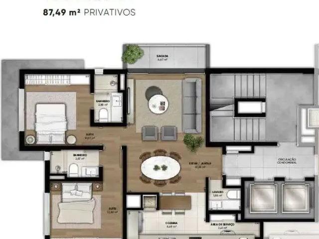 Apartamento para Venda em Porto Alegre/RS Rio Branco 2 Quartos