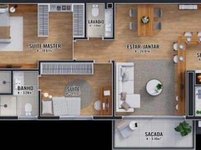 Apartamento para Venda em Porto Alegre/RS Tristeza 2 Quartos