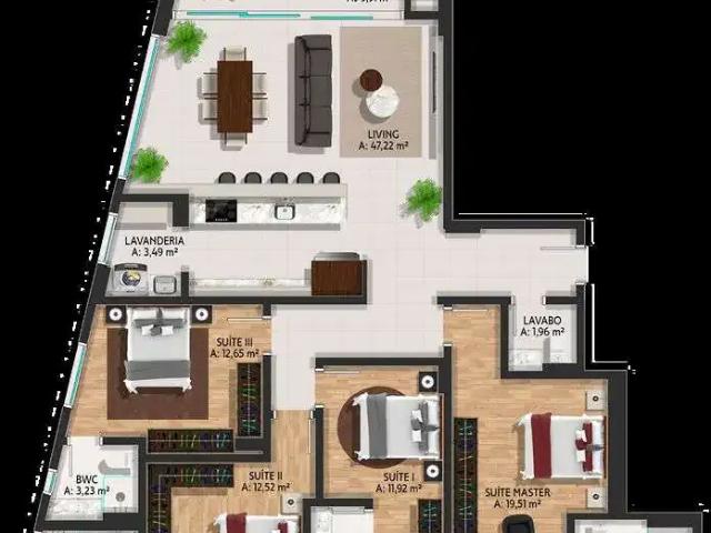 Apartamento para Venda em Porto Belo/SC Balneário Perequê 4 Quartos