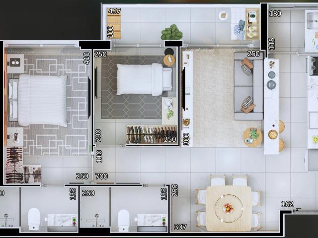 Apartamento para Venda em Porto Velho/RO São João Bosco 2 Quartos