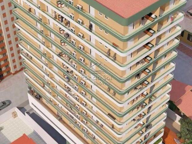 Apartamento para Venda em Praia Grande/SP Ocian 1 Quartos