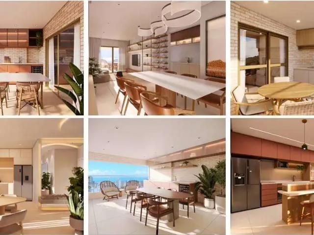 Apartamento para Venda em Praia Grande/SP Canto do Forte 3 Quartos