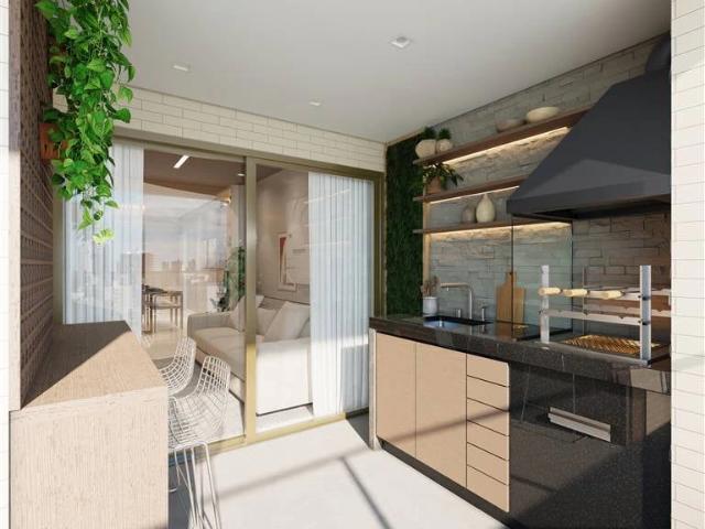 Apartamento para Venda em Praia Grande/SP Guilhermina 2 Quartos