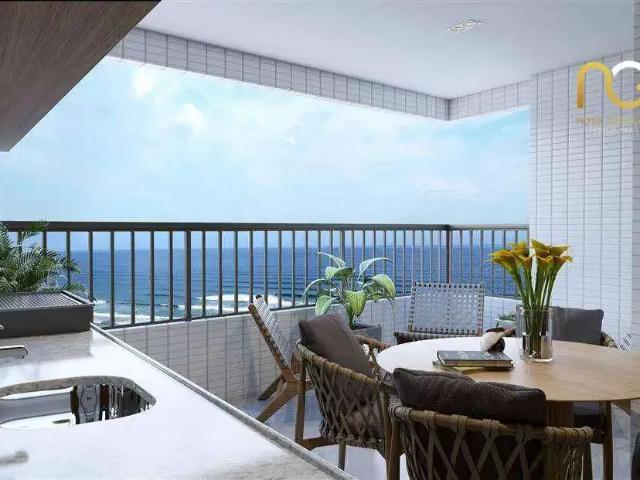 Apartamento para Venda em Praia Grande/SP Guilhermina 3 Quartos