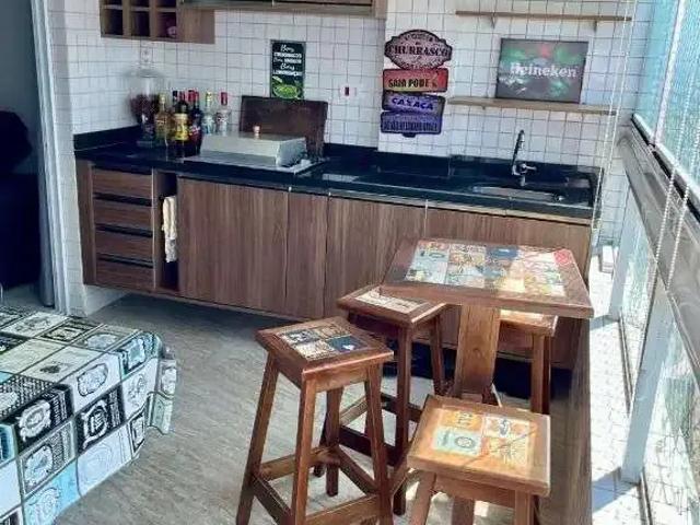 Apartamento para Venda em Praia Grande/SP Guilhermina 3 Quartos
