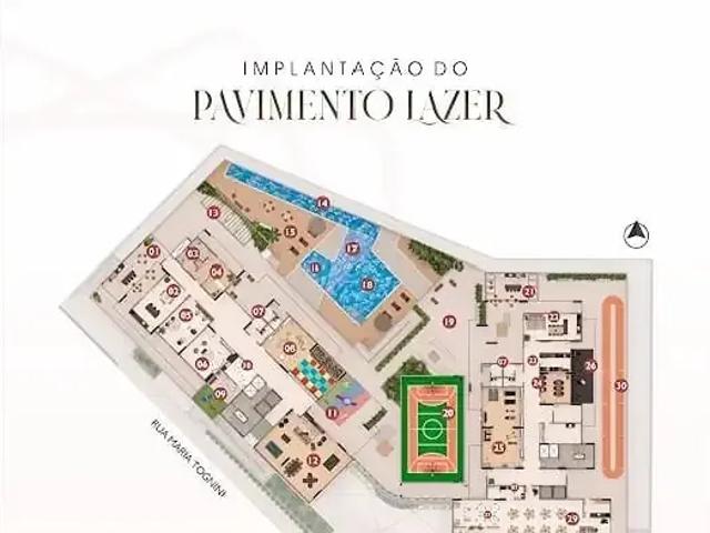 Apartamento para Venda em Praia Grande/SP Vila Caiçara 2 Quartos