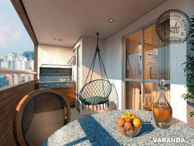 Apartamento para Venda em Praia Grande/SP Vila Caiçara 2 Quartos