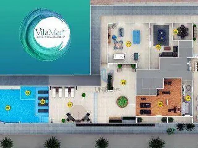Apartamento para Venda em Praia Grande/SP Vila Mirim 2 Quartos